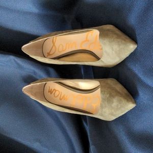 Sam Edelman Dea Pointed Toe Pump- Moss Green - Size 9.5